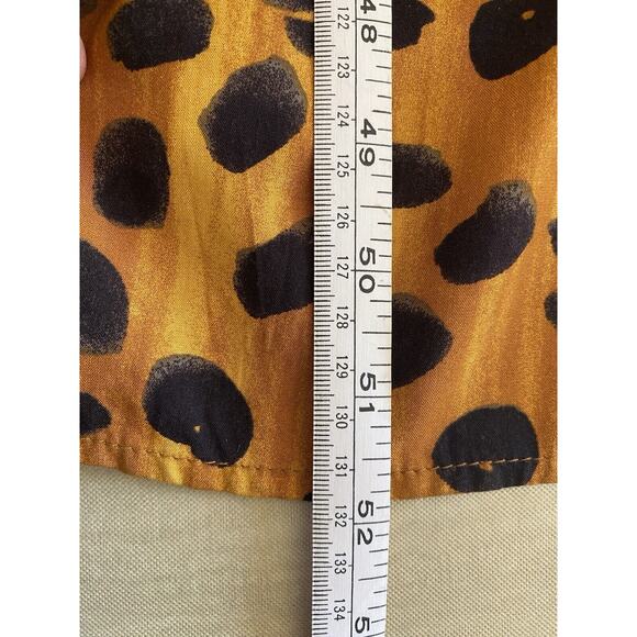 ANTHROPOLOGIE Porridge Vianne Maxi Shirt Dress Cheetah Animal Print Size 2 - Picture 16 of 16